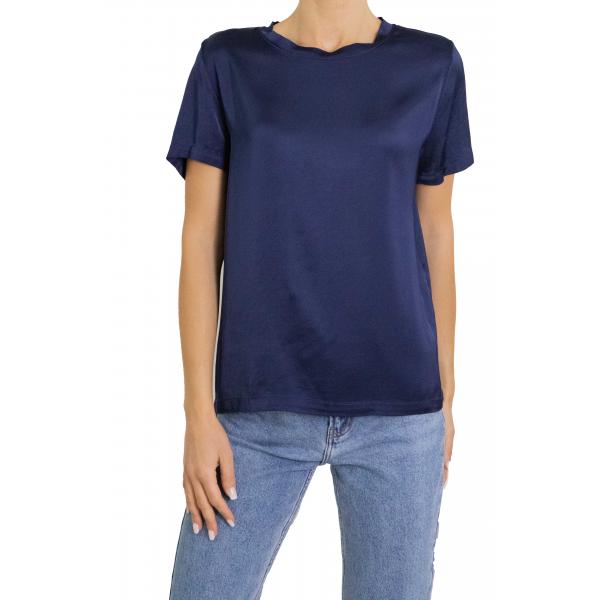 Maglia in raso girocollo